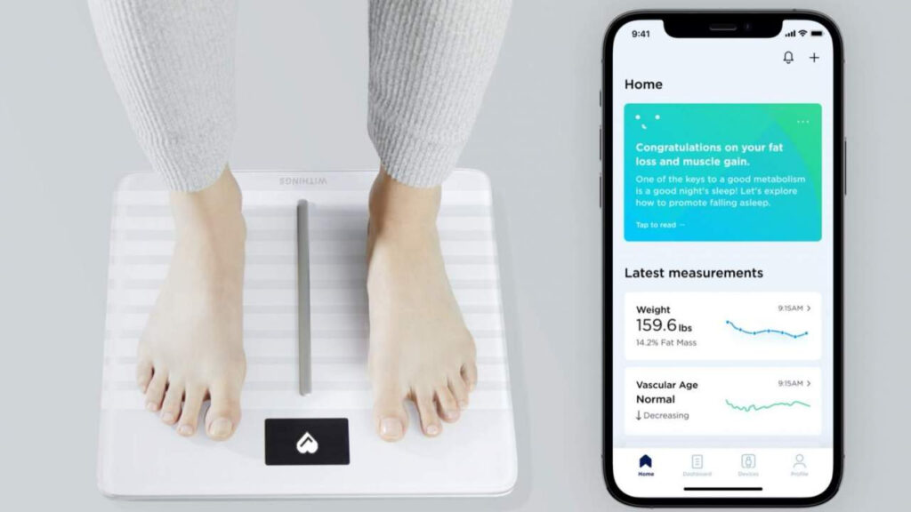 withings bilance età vascolare