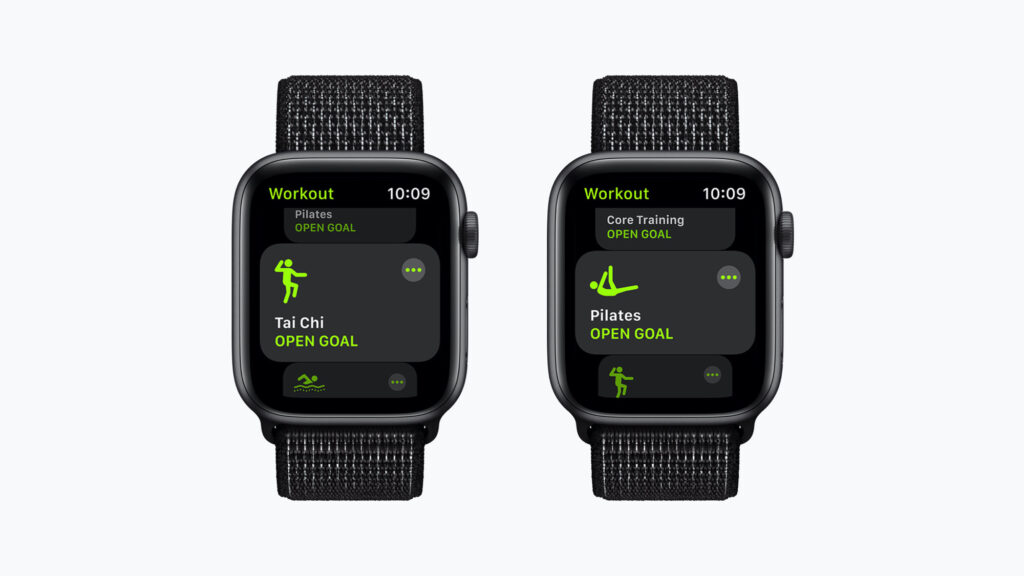 Apple watchOS 8 nuovi allenamenti
