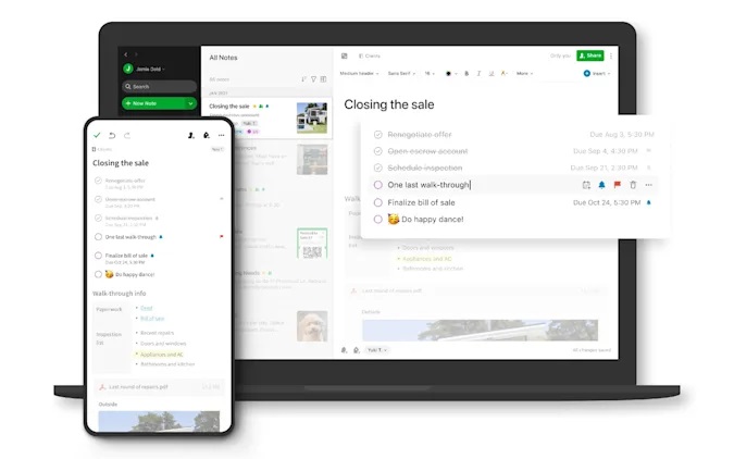 Evernote aggiunge le attività per i progetti personali 1