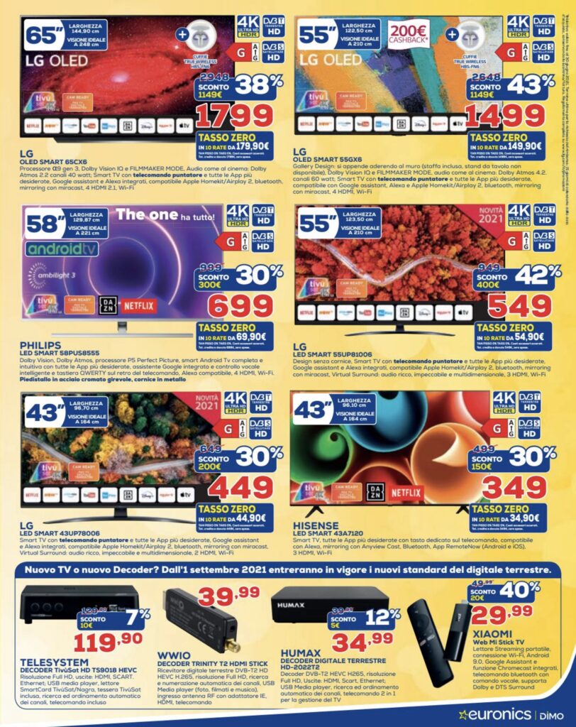 Volantino Euronics giugno 2021