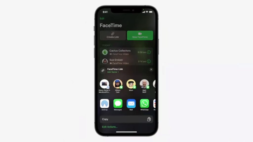 Che cosa fare per invitare un utente Android o Windows a una chiamata FaceTime 1