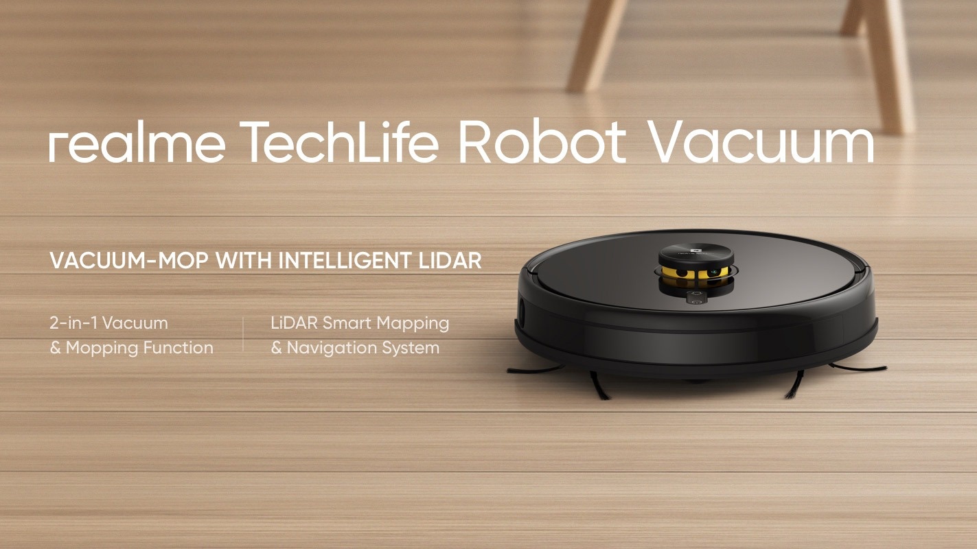 Realme TechLife Robot Vacuum è in offerta di lancio
