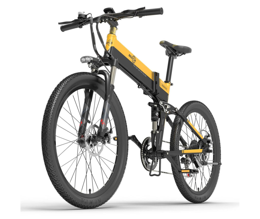Super prezzo per la e-bike BEZIOR X500 Pro, con 100 Km di autonomia e doppia sospensione 9