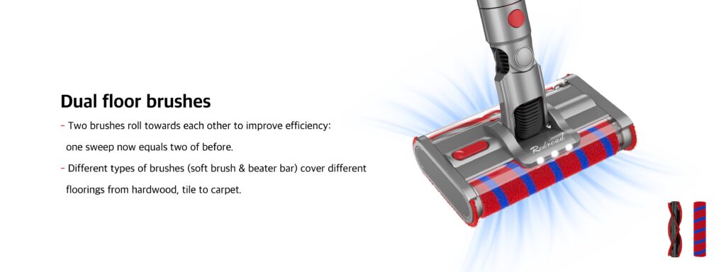 Prezzo bomba per Redroad V17, il nuovo aspirapolvere cordless in offerta per il Single's Day 3