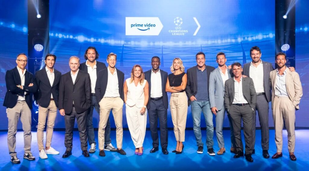 Amazon prime video champions league conduttori