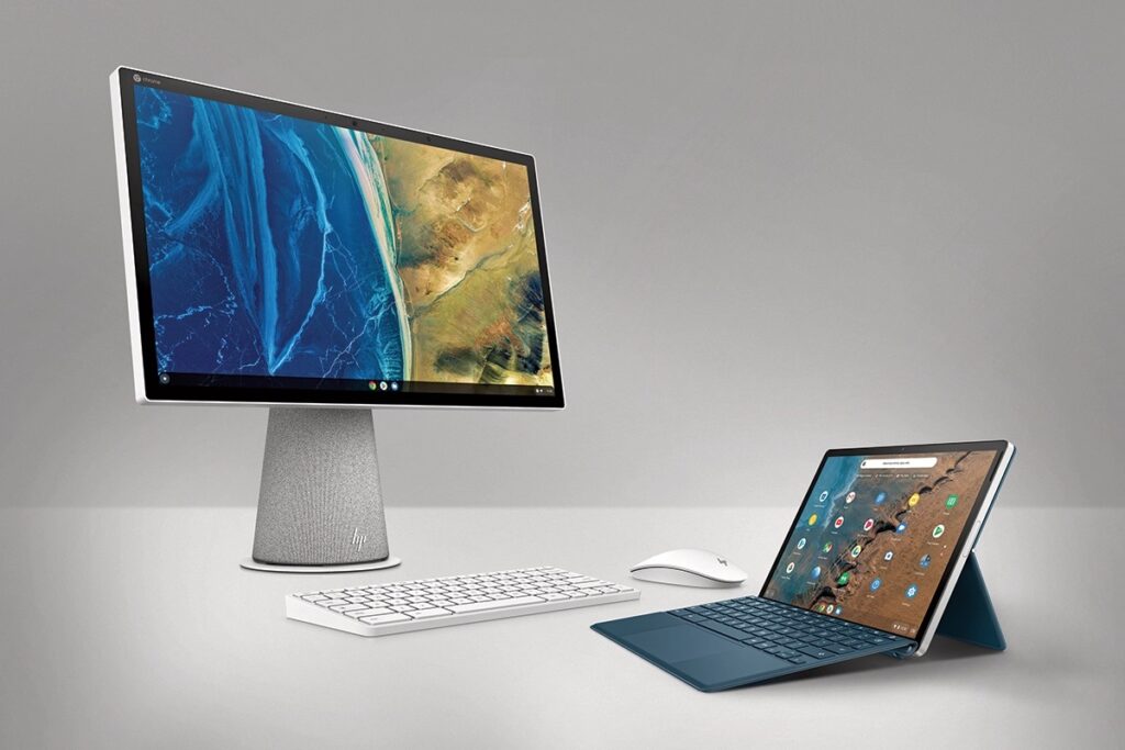 HP presenta un nuovo tablet e un all-in-one ruotabile basati su Chrome OS 5