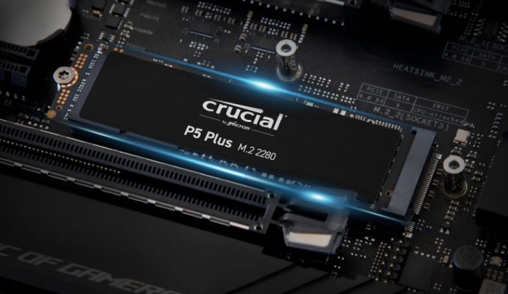 I nuovi SSD Crucial P5 Plus assicurano alte prestazioni in ogni contesto