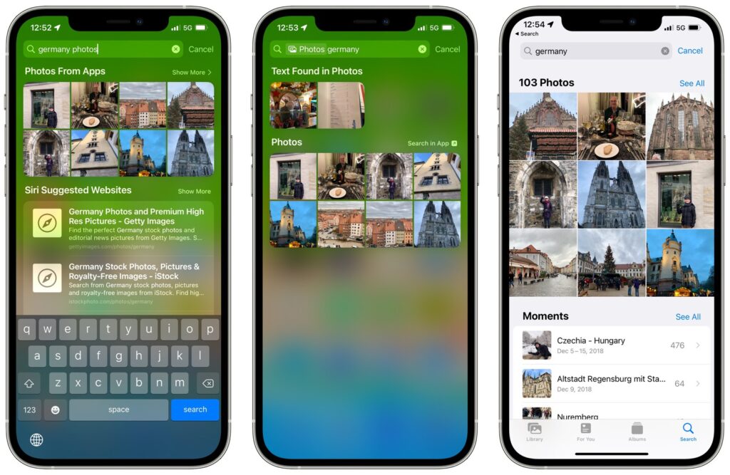 come usare spotlight su ios 15 ricerca immagini