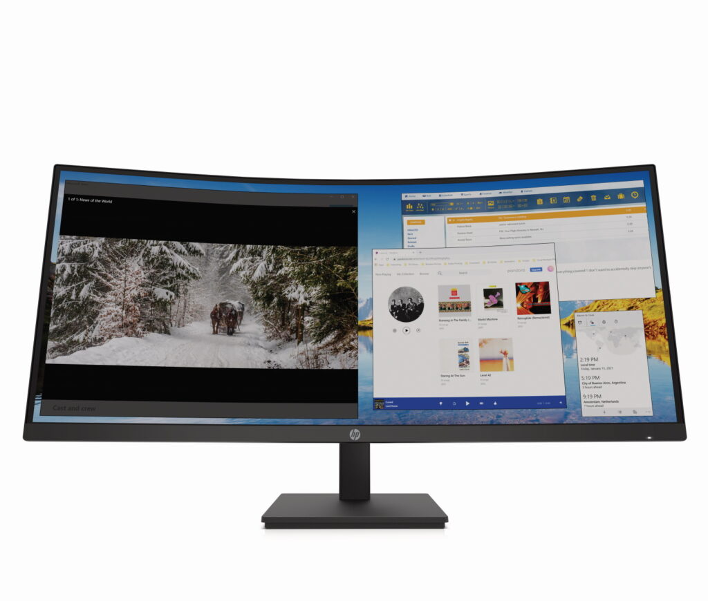 HP M34d WQHD Curved Monitor