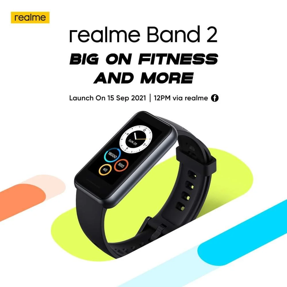 realme Band 2 poster lancio
