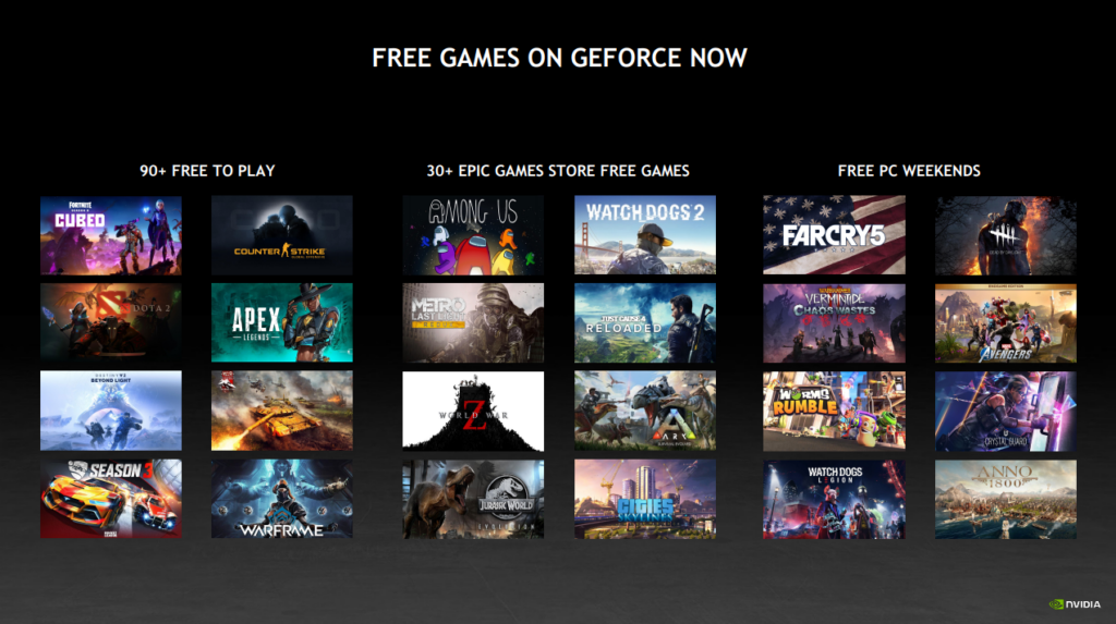 giochi NVIDIA GeForce NOW