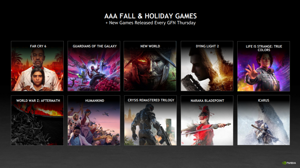 giochi NVIDIA GeForce NOW