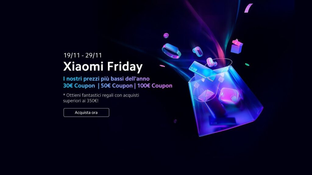 Xiaomi sconta tantissimi indossabili, cuffie e prodotti fitness nella settimana del Black Friday 1
