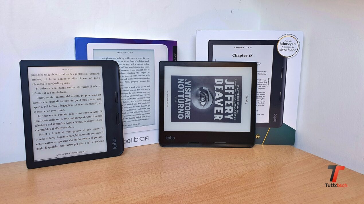 Kobo Sage e Kobo Libra 2 a confronto: abbiamo provato i nuovi e-reader Kobo