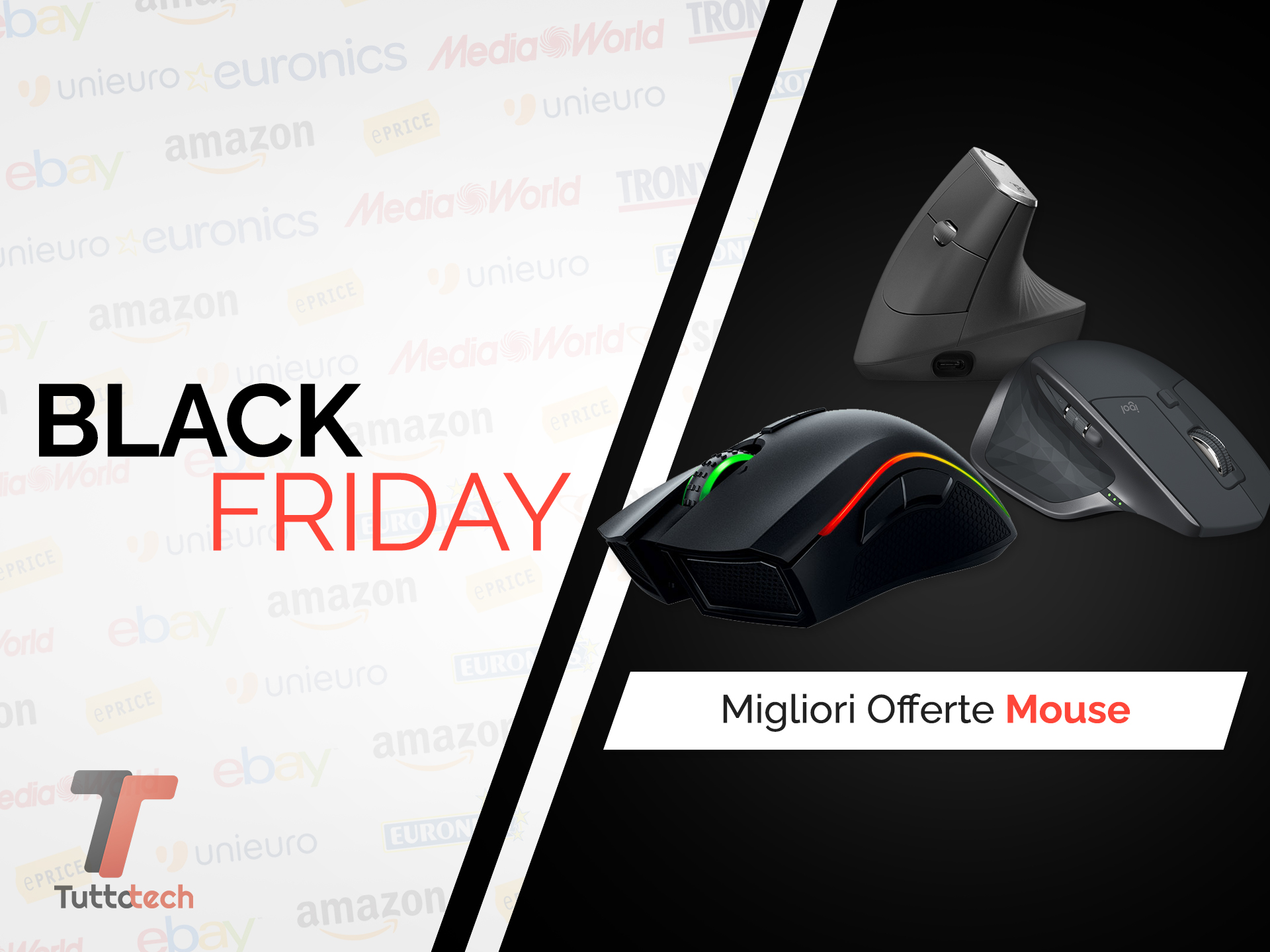 Mouse Black Friday 2024 le migliori offerte