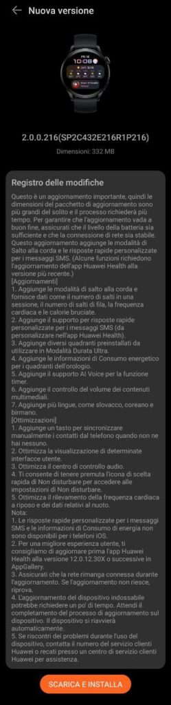 Huawei rilascia nuovi aggiornamenti per i Watch 3, Watch GT 2 e FreeBuds Studio 4
