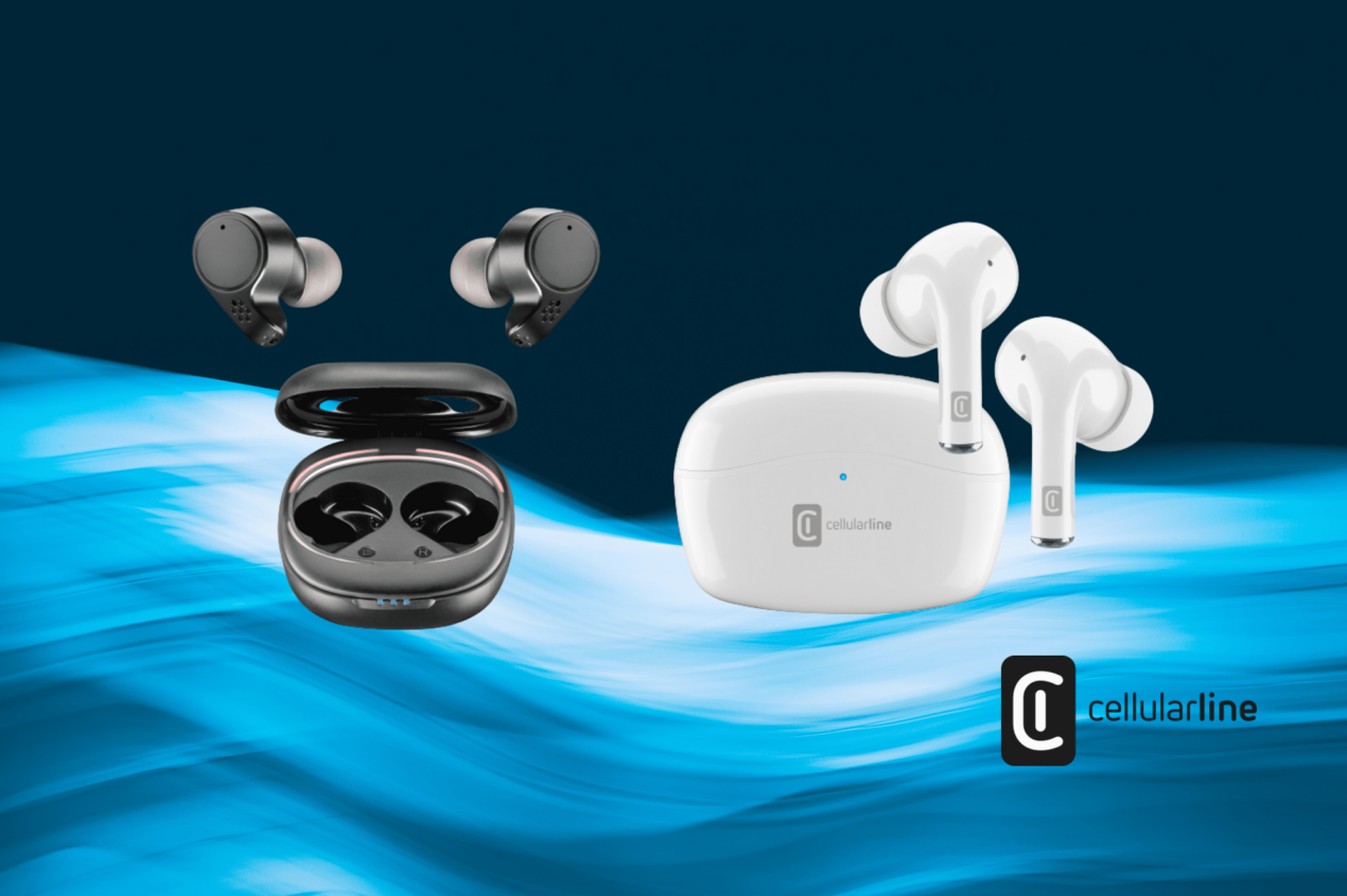 Cellularline presenta i nuovi auricolari true wireless VIVID e DEFY
