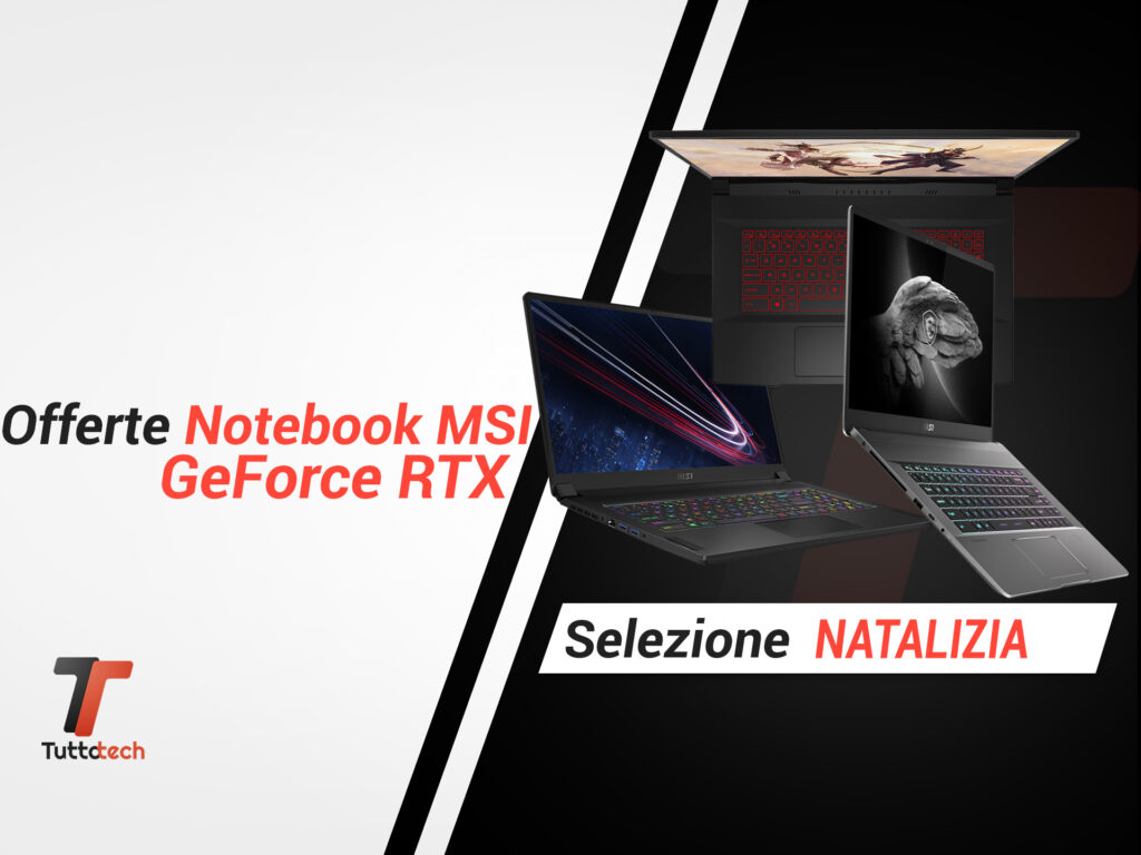 offerte natale notebook msi rtx