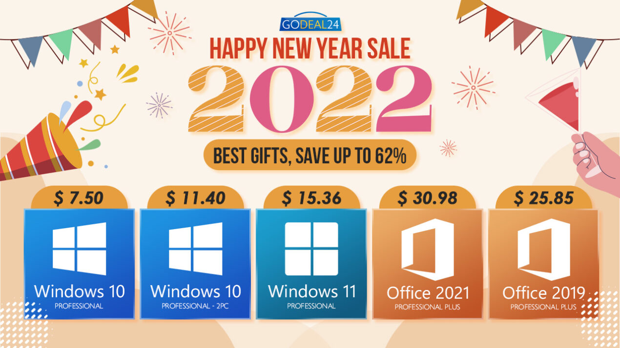 GoDeal24 apre il 2022 con una nuova, imperdibile promozione su Windows 11 e Office 2021