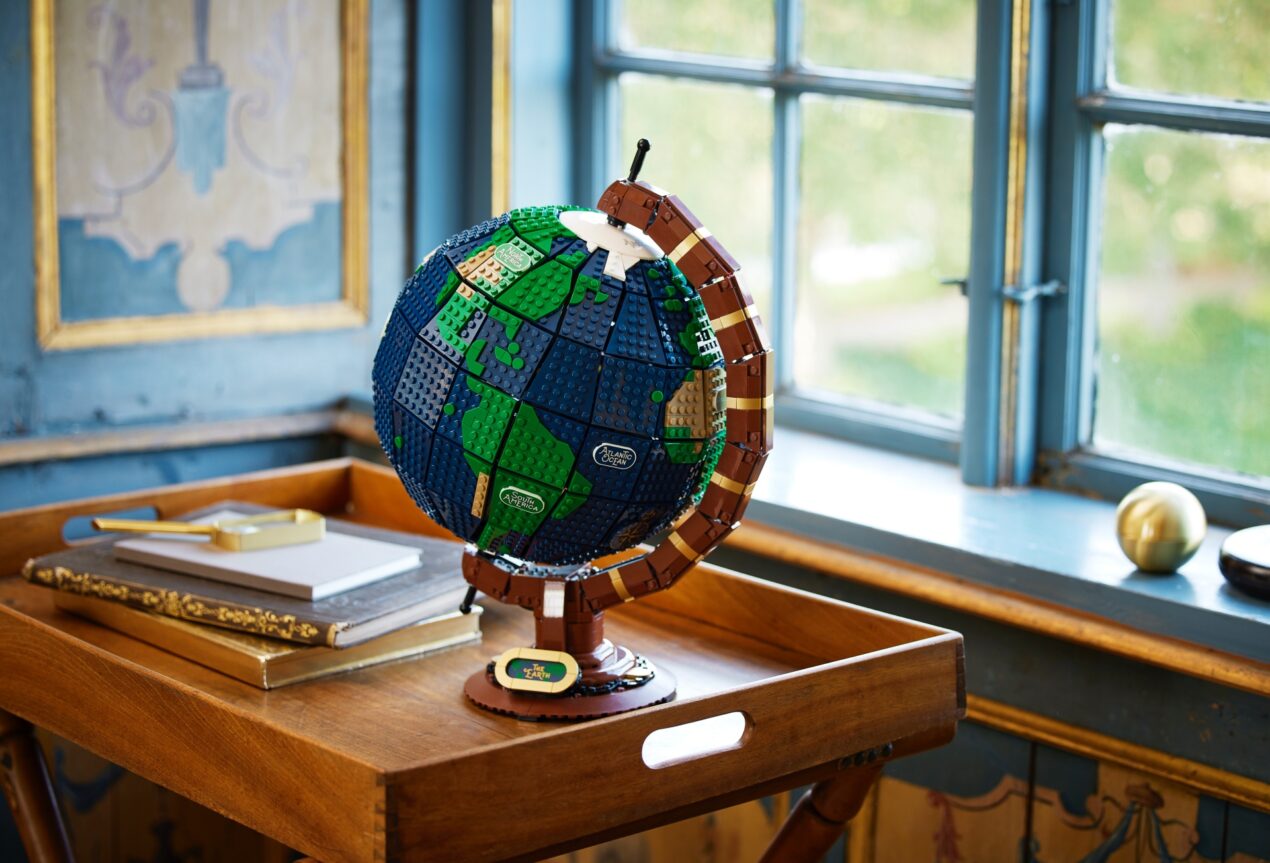 Fate il giro del mondo con LEGO Ideas "Il mappamondo"