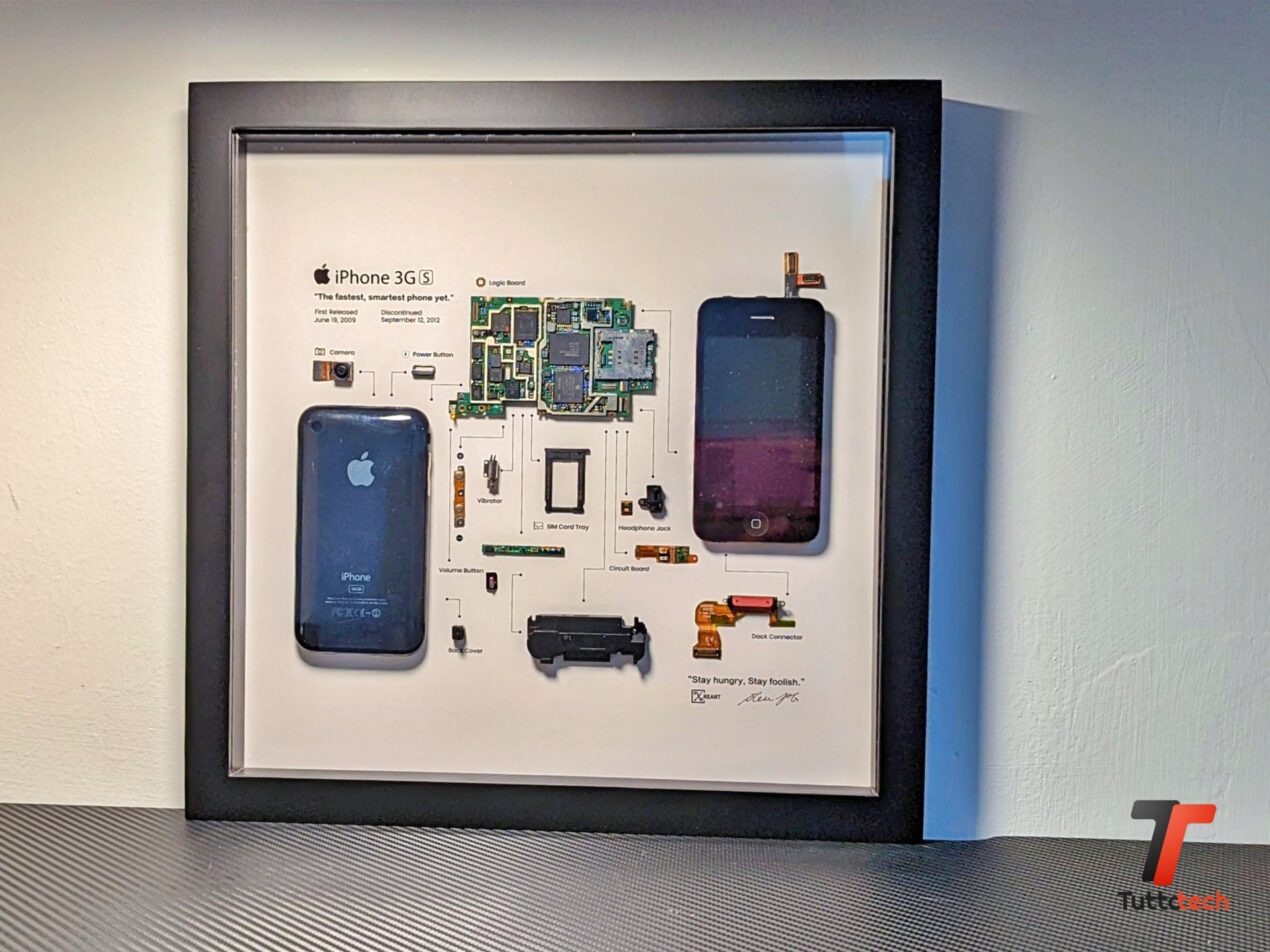 Con Xreart la tecnologia diventa opera d'arte: l'iPhone 3Gs in cornice