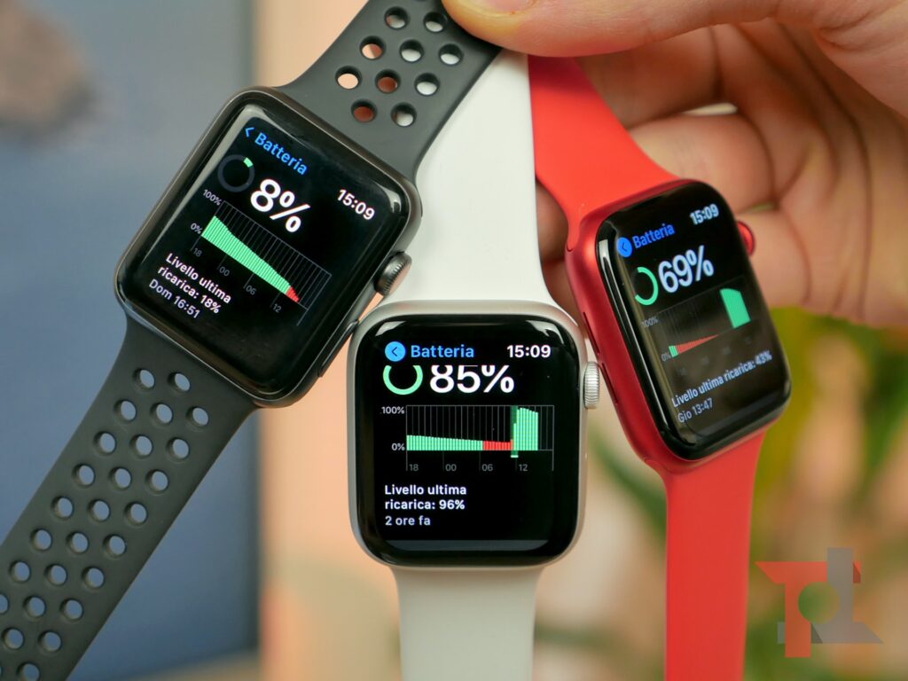 Apple Watch 6 SE e 3