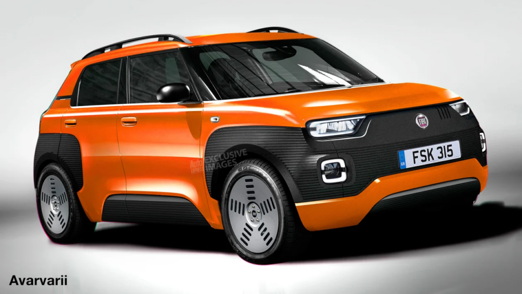 Fiat Panda elettrica, il concept Centoventi