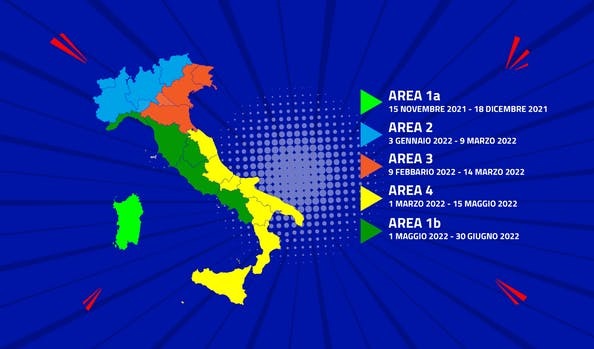 frequenze televisive mappa Italia