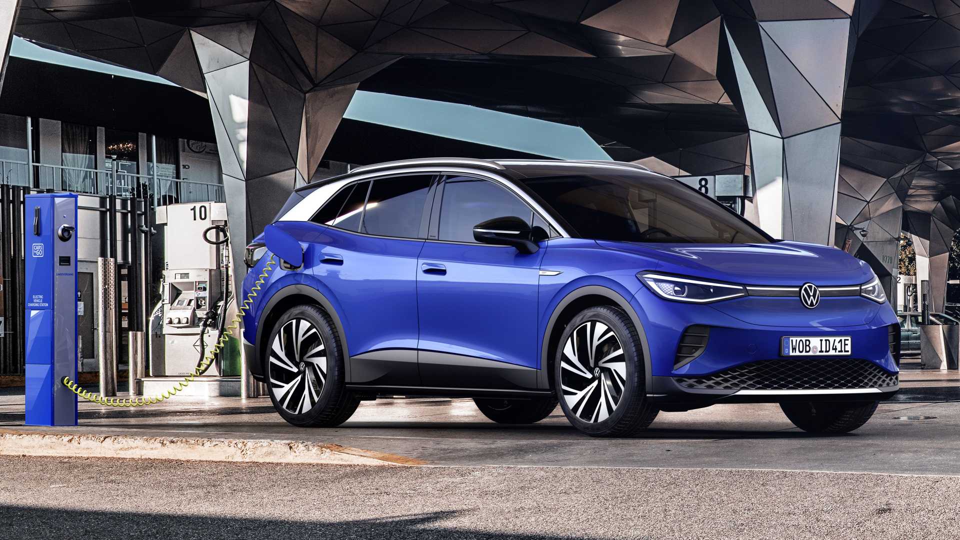volkswagen id.4 durante la ricarica