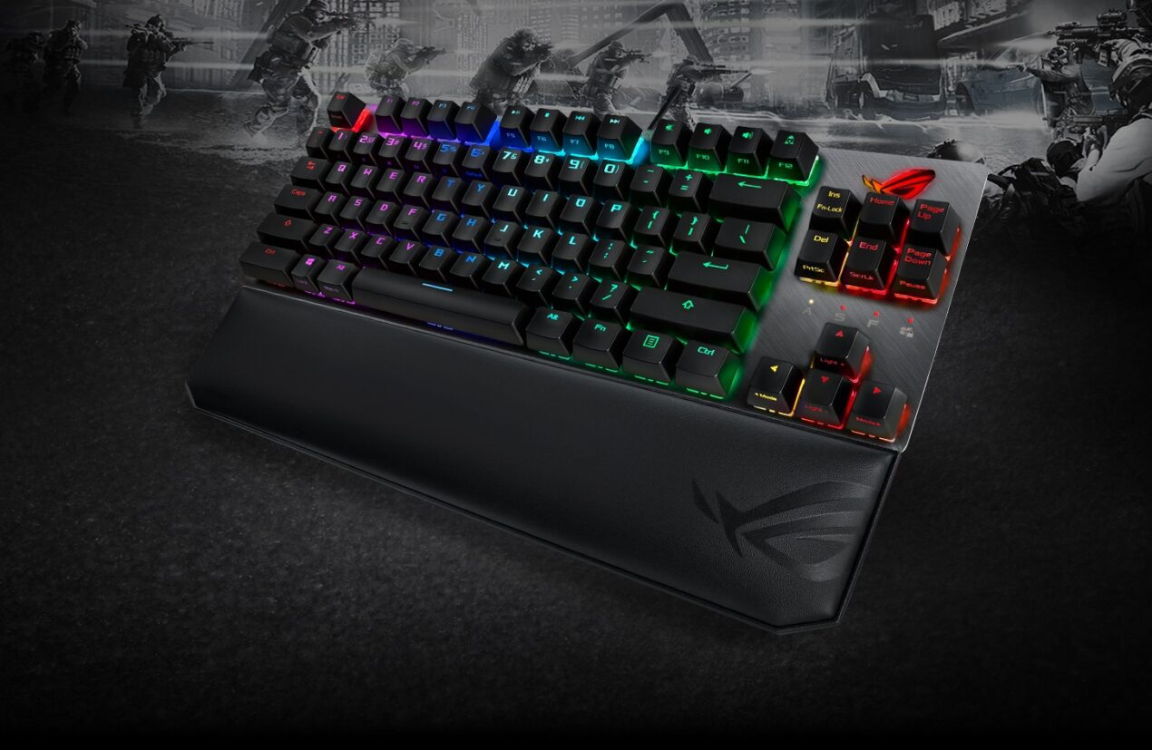 ASUS ROG sguaina il mouse Spatha X e ben tre nuove tastiere meccaniche