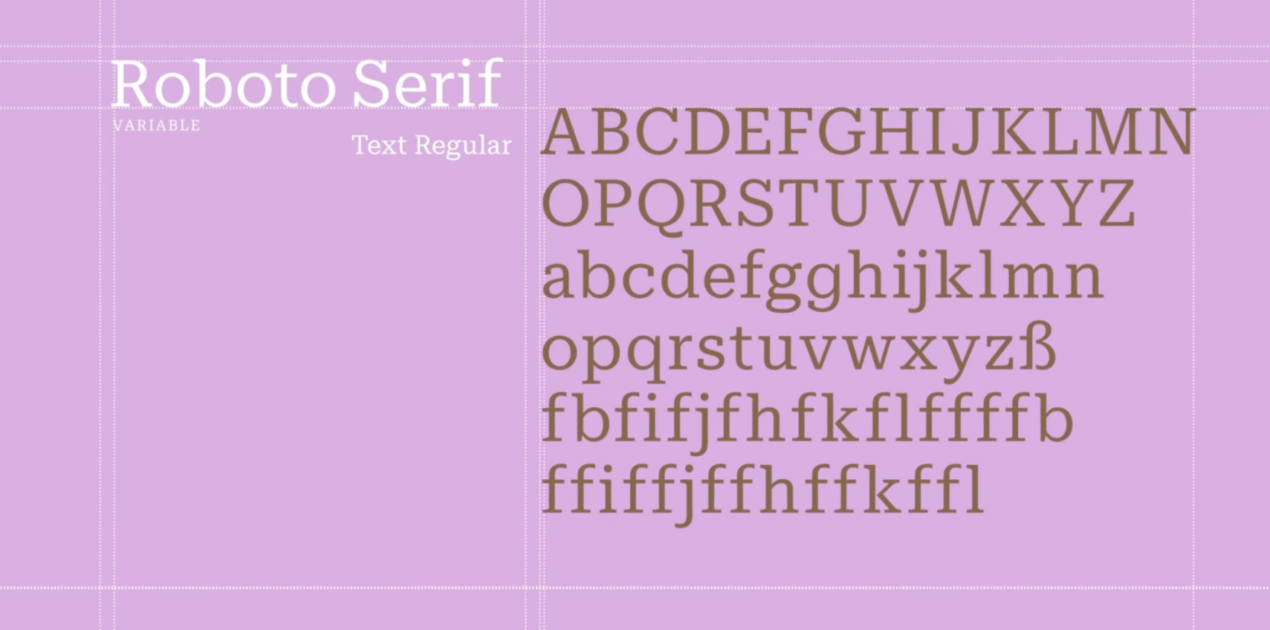 Date il benvenuto a Roboto Serif, il nuovo font di Google