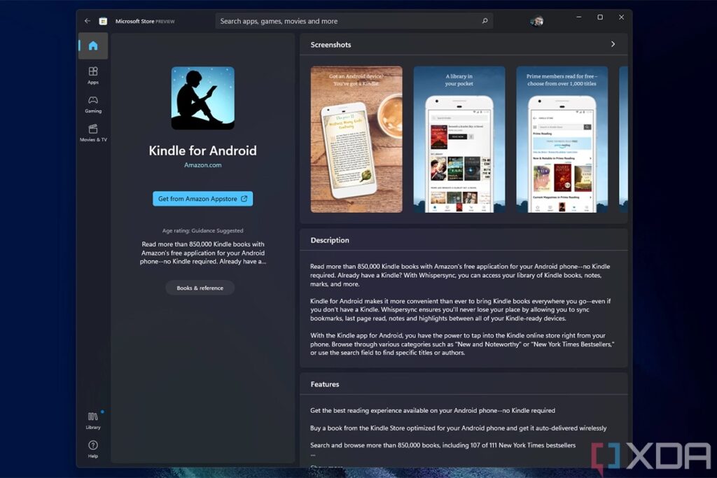 Windows 11 app android