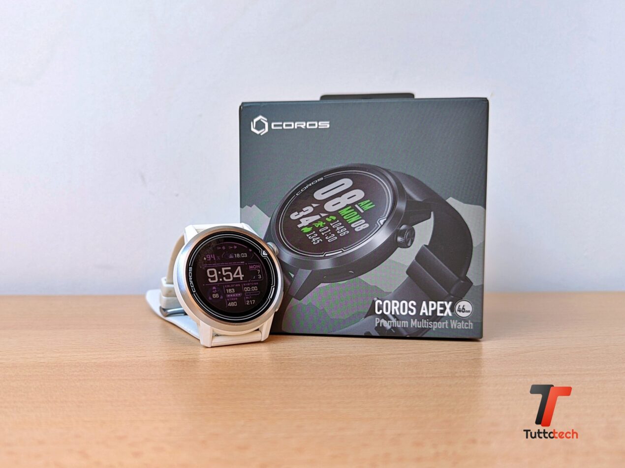 Recensione COROS Apex 46, uno sportwatch sorprendente per diversi motivi