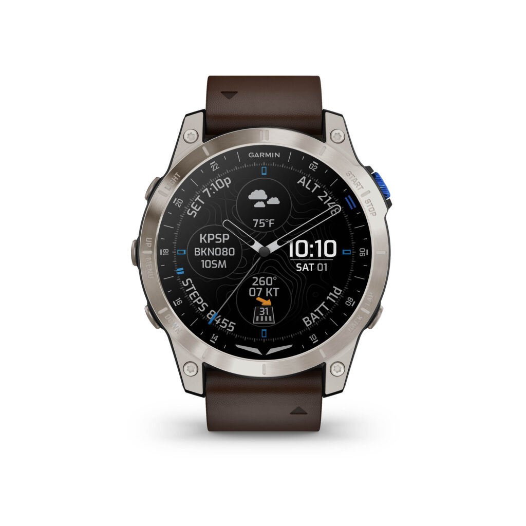 Ufficiale in Italia Garmin D2 Mach 1, uno smartwatch d'élite perfetto per volare 4