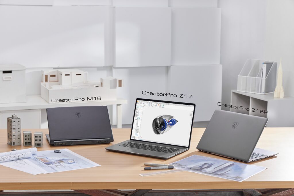 I nuovi laptop MSI CreatorPro