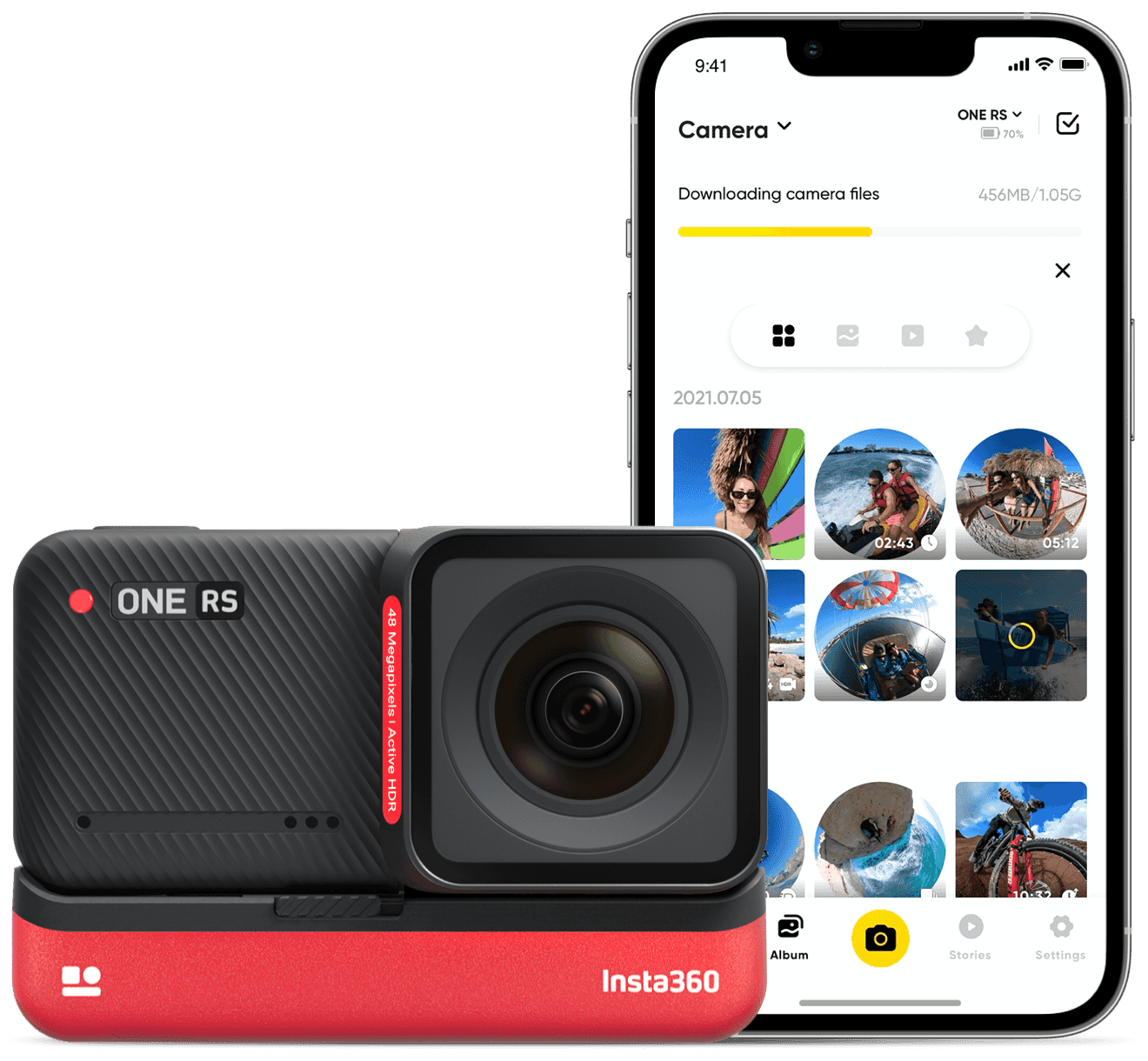 Insta360 One RS ufficiale
