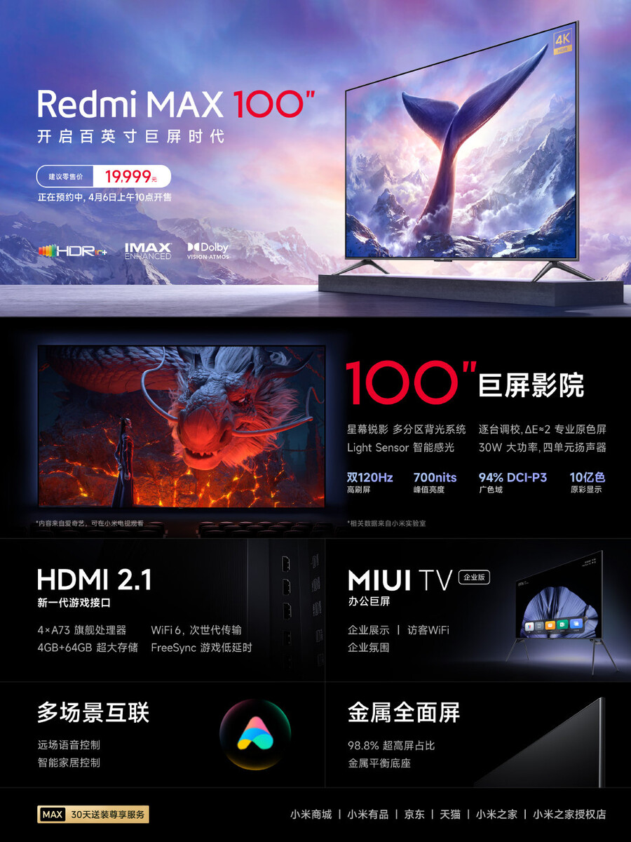 Redmi MAX 100