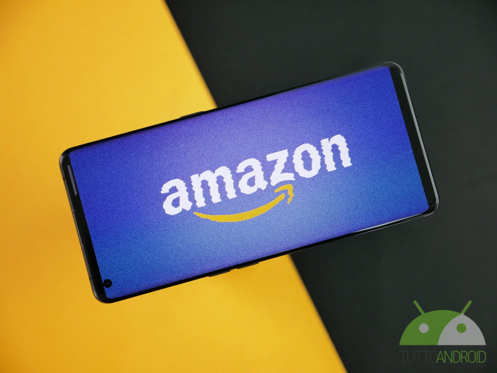 Amazon logo smartphone
