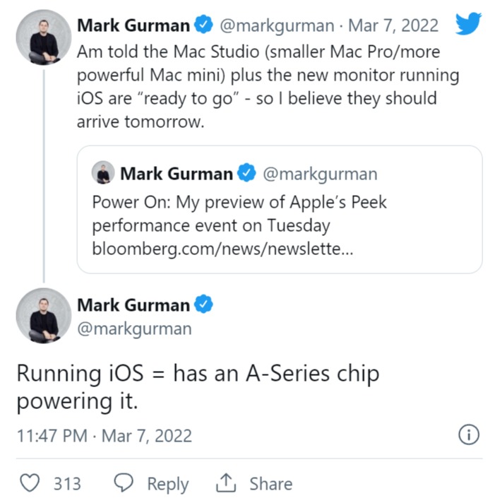 gurman mac studio e studio display pronti