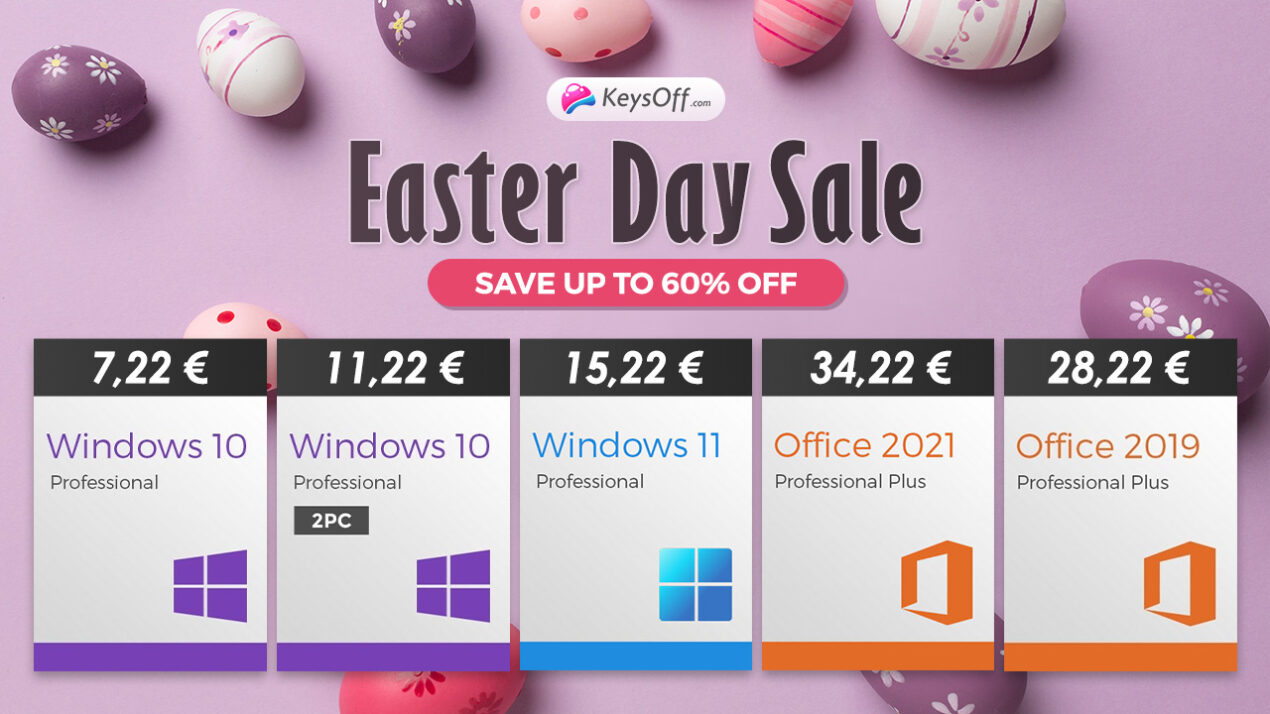 Mettete una licenza Windows nell'uovo di Pasqua con queste offerte