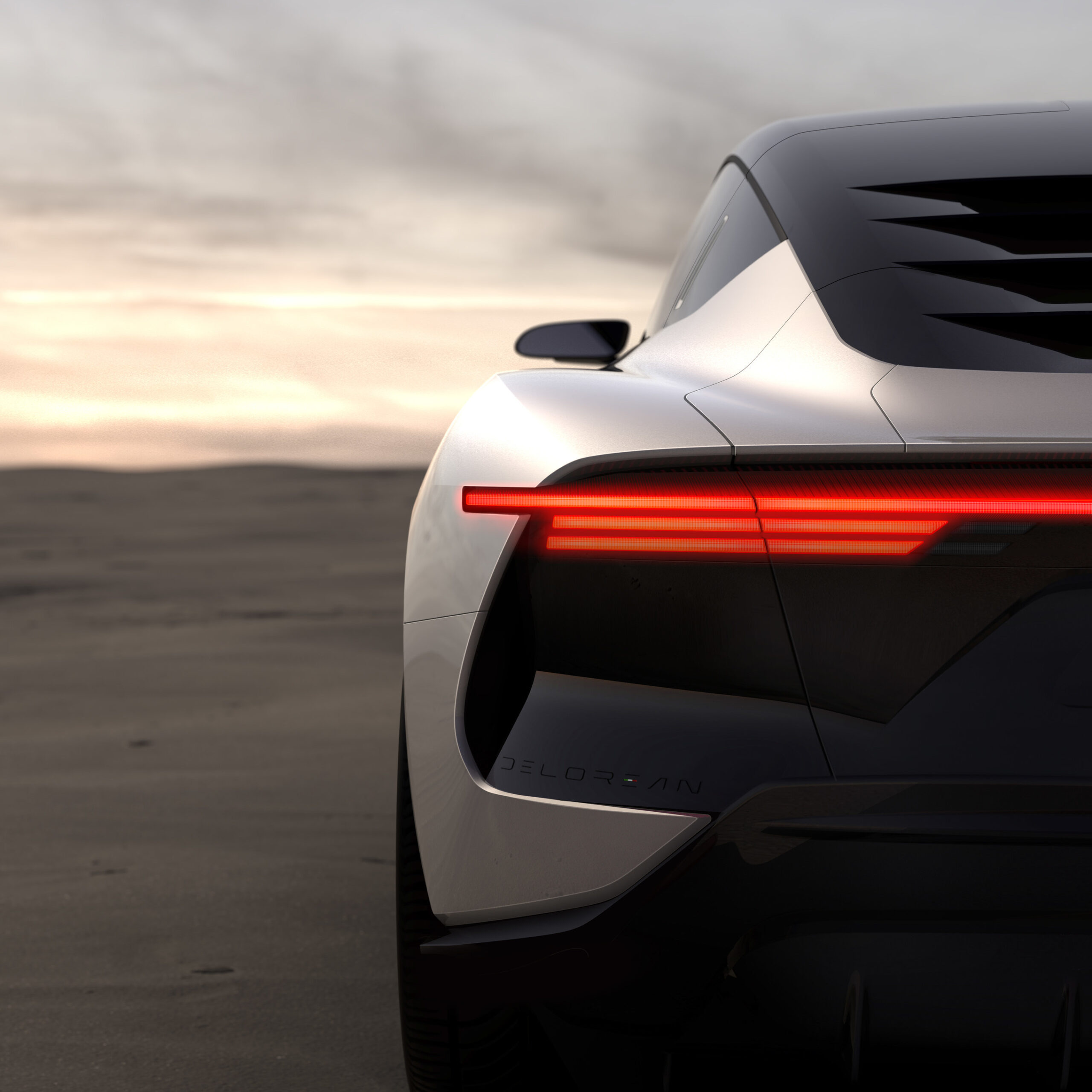 DeLorean EV teaser