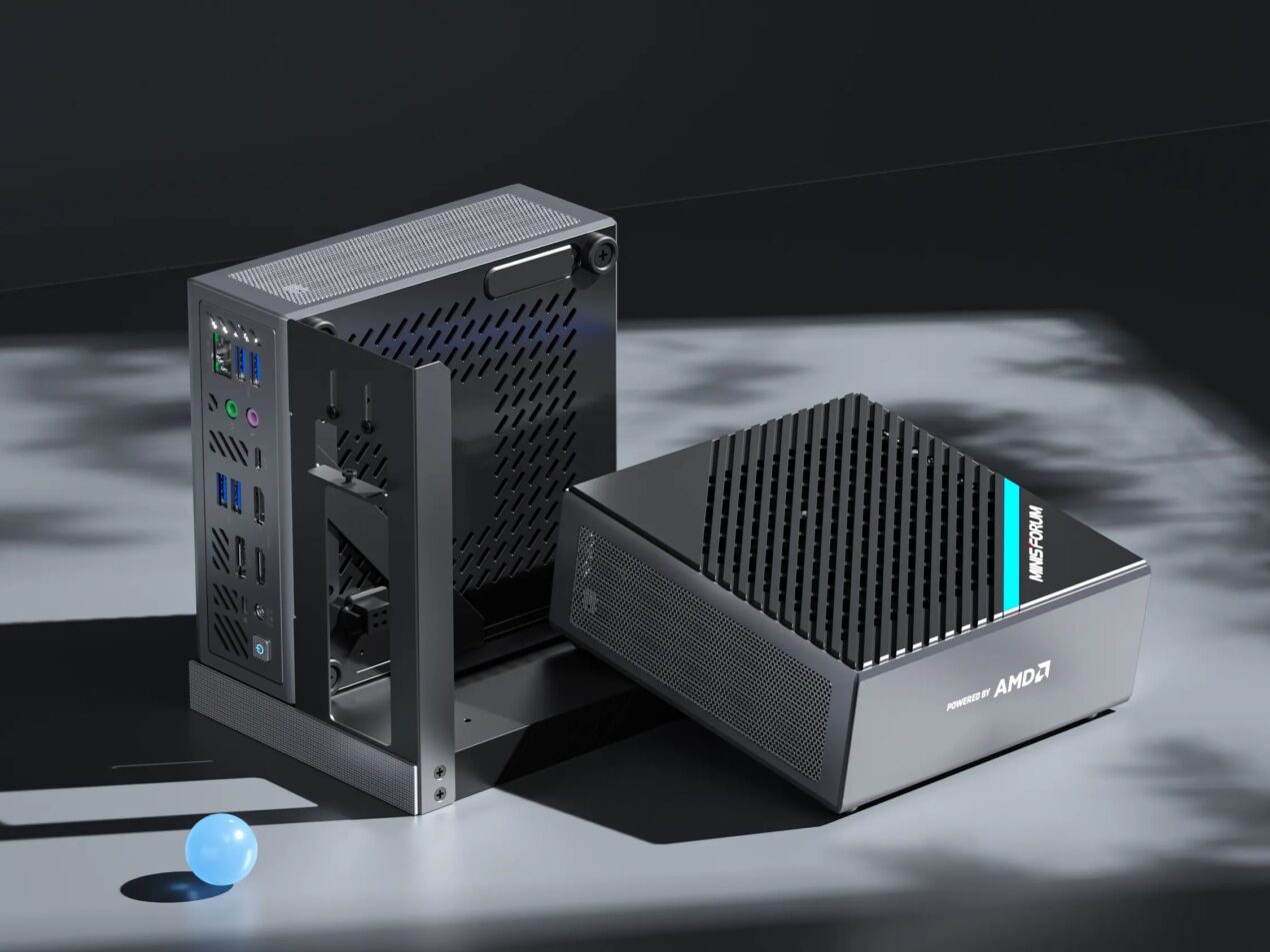 MinisForum presenta EliteMini B550, un mini PC modulare con CPU AMD desktop