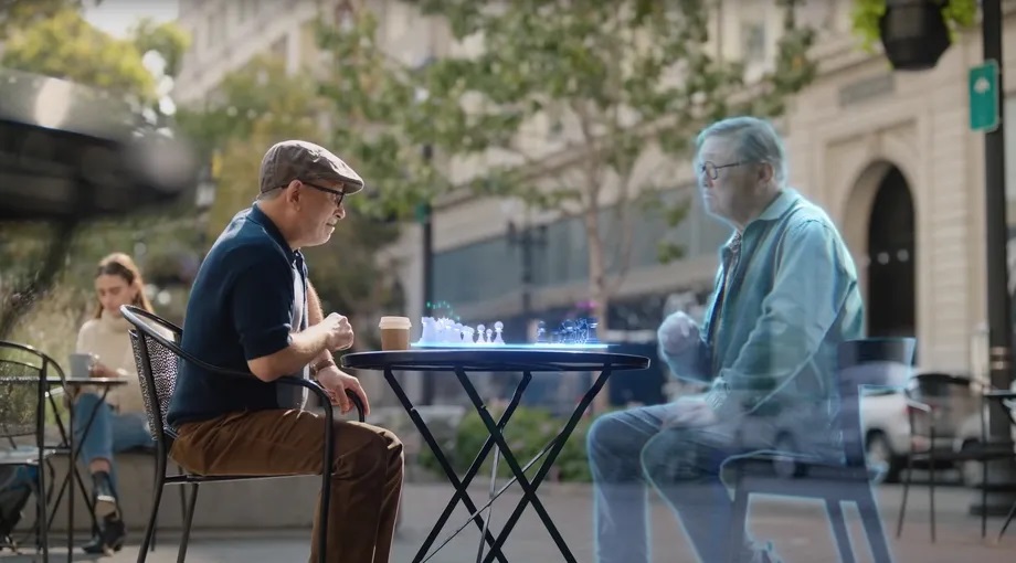 Come Meta immagina una partita a scacchi con un ologramma tramite gli occhiali AR