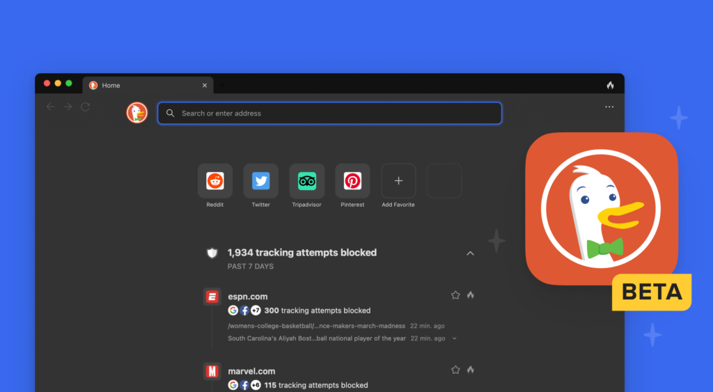 DuckDuckGo per Mac