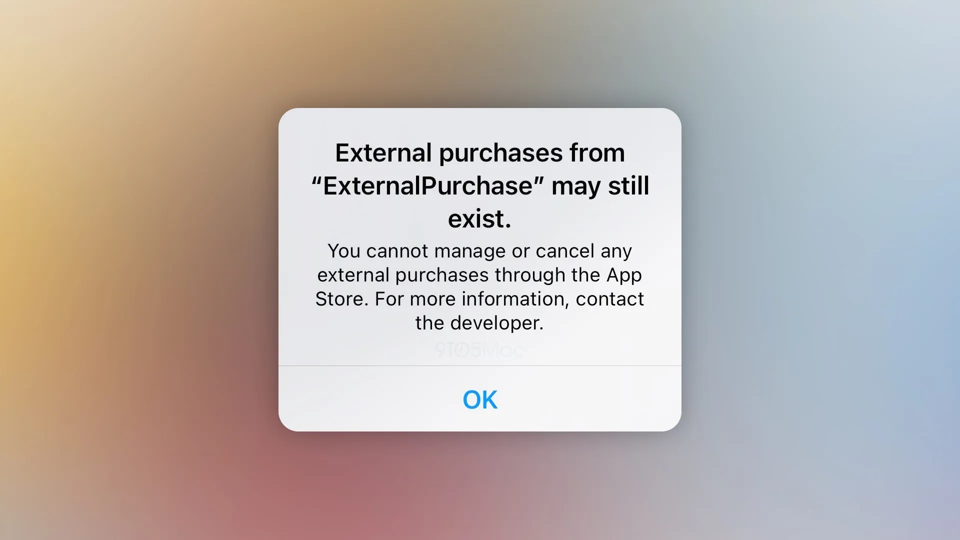 La nuova schermata per gli acquisti esterni su iOS 15.5 beta 1