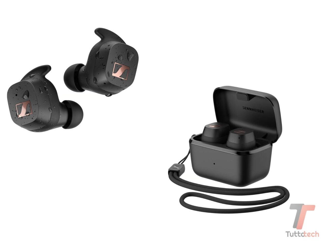 Al debutto le Sennheiser SPORT True Wireless, piccole ma con un'autonomia monstre