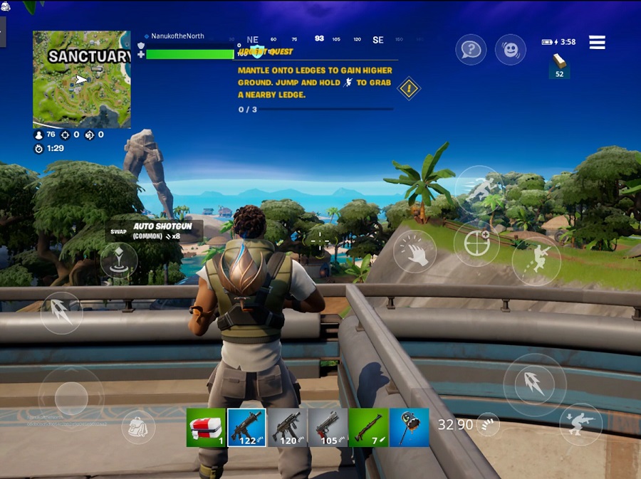GFN Thursday Fortnite controlli touch