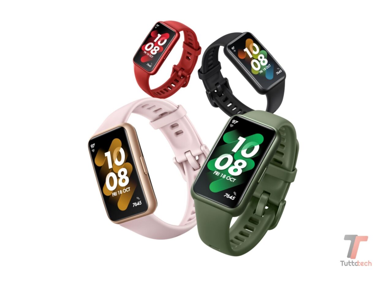 È una piuma, ha un display AMOLED e tante funzioni: arriva in Italia Huawei Band 7