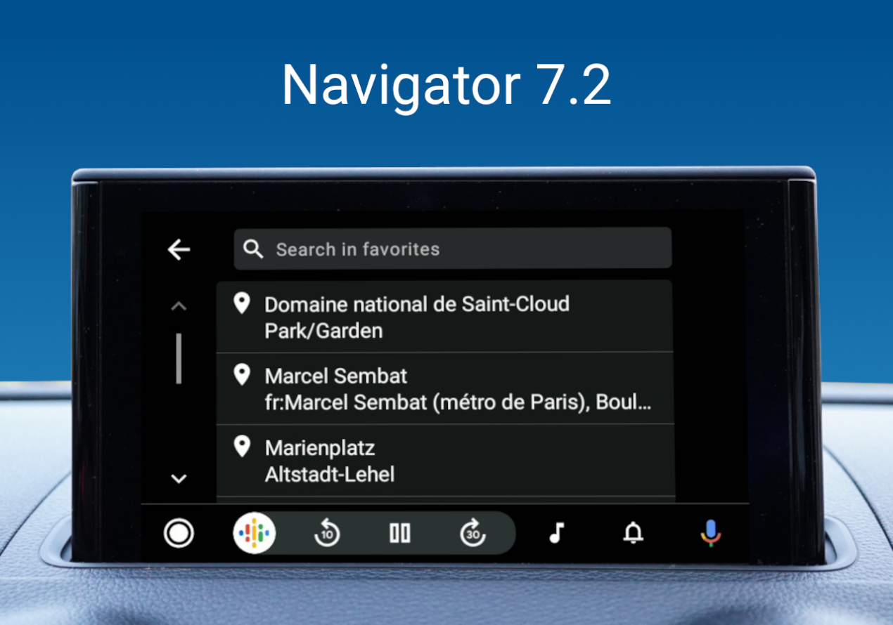 MapFactor Navigator: tante novità con la versione 7.2, anche su Android Auto