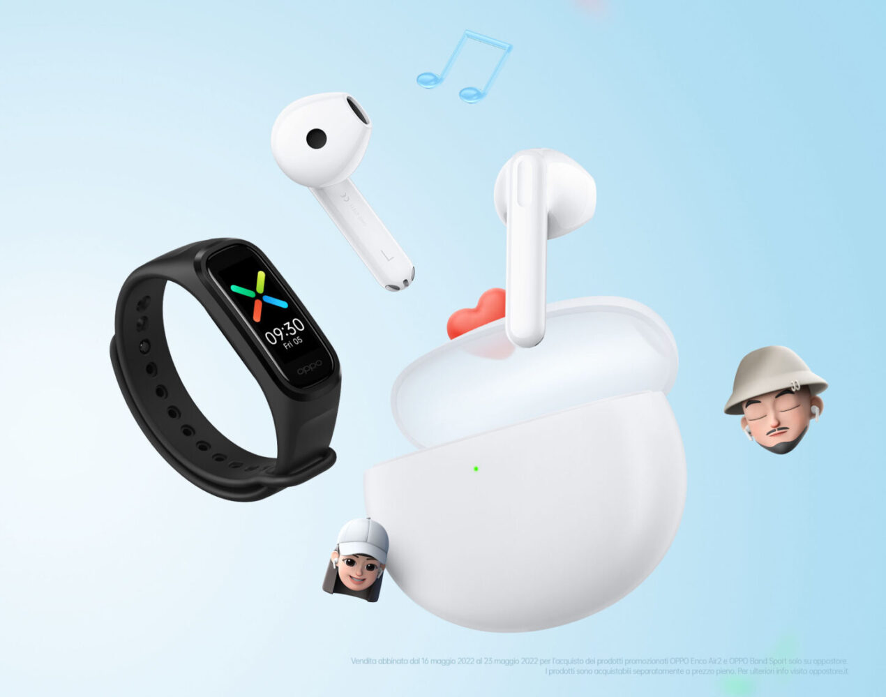 OPPO lancia le cuffie Enco Air2: qualità audio a un prezzo accessibile